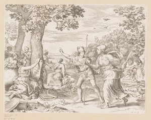 Allegoria del buon governo della Francia da Claude Mellan