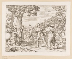 Allegoria del buon governo della Francia da Claude Mellan