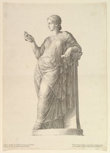 Statua antica della Musa Talia