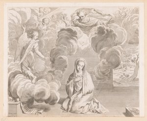 Annunciazione da Claude Mellan