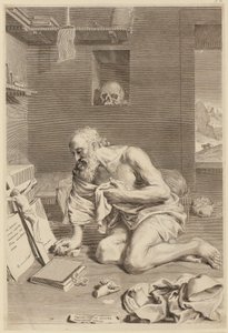 San Girolamo penitente da Claude Mellan