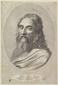 Busto di San Giuseppe in un ovale da Claude Mellan