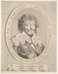 Charles I de Créquy, duca di Lesdiguières, 1633 da Claude Mellan