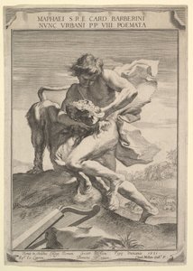 Davide che Strangola il Leone, 1631 da Claude Mellan