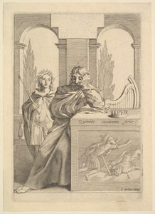 David: Pagina del Titolo per Talon, LHistoire sainte, III da Claude Mellan