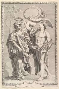 Frontespizio: Virgilio, Publii Virgilii Maronis Opera da Claude Mellan