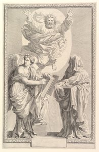 Frontespizio della Bibbia, 1642 da Claude Mellan