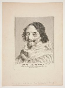 Henri de Mesmes da Claude Mellan