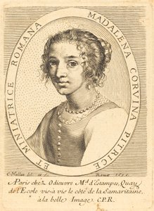 Maddalena Corvina da Claude Mellan