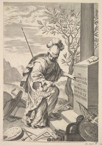 Minerva istruisce il Delfino, 1640