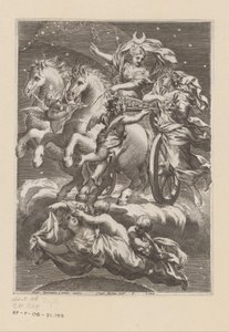 Personificazione della Luna sul suo carro