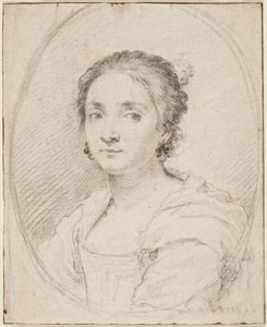 Ritratto di Virginia de Vezzo da Velletri da Claude Mellan