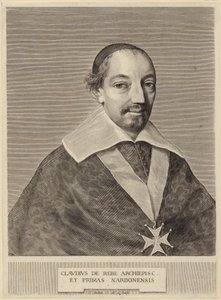 Ritratto di Claude de Rebé, arcivescovo di Narbona da Claude Mellan