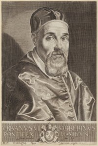 Ritratto di papa Urbano VIII da Claude Mellan