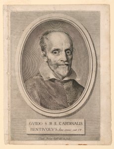 Ritratto del Cardinale Guido Bentivoglio da Claude Mellan