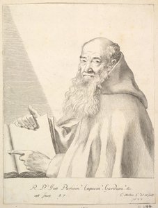 Ritratto di Le Père Yves, 1677 da Claude Mellan