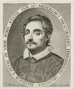 Ritratto del compositore Girolamo Frescobaldi 1583-1643, 1634