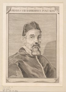 Ritratto di Urbano VIII da Claude Mellan