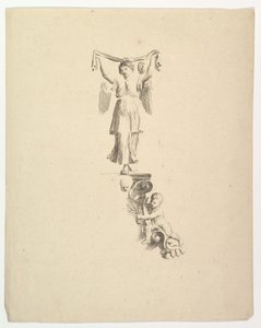 Statua di un angelo da Claude Mellan