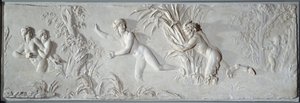 Pan che insegue Siringa sotto lo sguardo di Amore Bassorilievo di Claude Michel detto Clodion (1738-1814). Intorno al 1782 Parigi, Museo del Louvre da Claude Michel Clodion