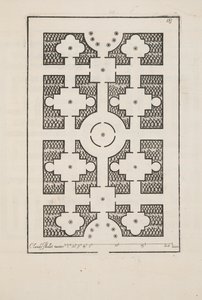 Progetto per Parterre, da Theatre des Plans et Jardinages, pub.1652