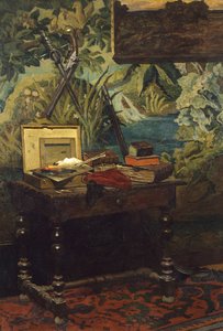 Un angolo dello studio da Claude Monet