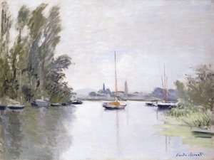 Argenteuil, veduta del Piccolo Braccio della Senna, 1872 da Claude Monet
