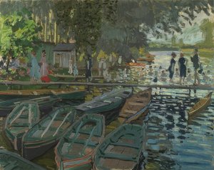 Bagnanti a La Grenouillère da Claude Monet
