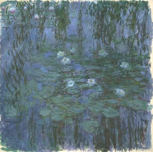 Ninfee blu da Claude Monet