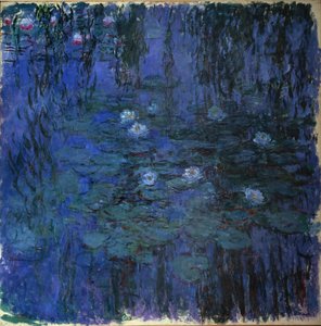 Ninfea blu da Claude Monet