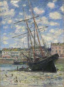 Barca alla bassa marea da Claude Monet