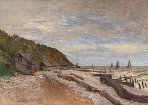 Cantiere navale vicino a Honfleur; Le Chantier de Petits Navires, près de Honfleur, 1864