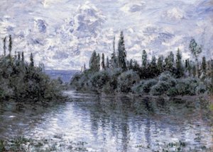 Braccio della Senna vicino a Vétheuil da Claude Monet