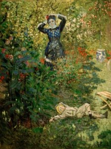 Camille e Jean nel giardino di Argenteuil