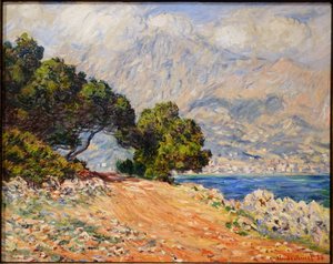 Cap Martin, vicino a Mentone da Claude Monet