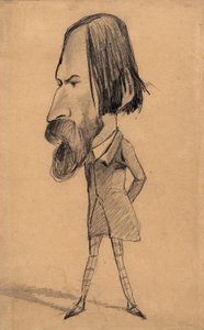 Caricatura di Auguste Vacquerie