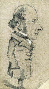 Caricatura di Eugène Marcel da Claude Monet