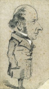Caricatura di Eugène Marcel da Claude Monet