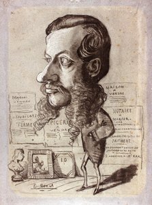 Caricatura di Léon Manchon da Claude Monet