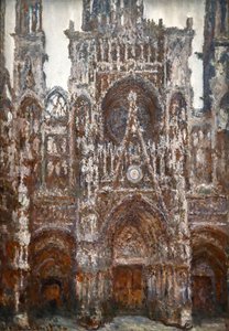 Cattedrale di Rouen, vista del portale, Armonia marrone da Claude Monet
