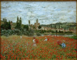 Campo di papaveri vicino a Vétheuil