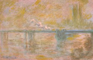 Ponte di Charing-Cross a Londra da Claude Monet