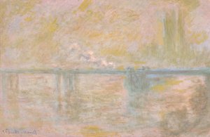 Ponte di Charing-Cross a Londra, c. 1902 da Claude Monet