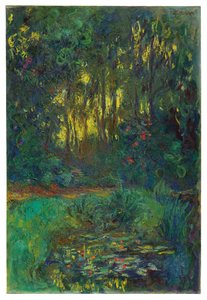 Angolo del bacino delle ninfee, c.1918-19 da Claude Monet