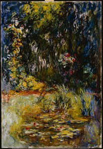 Angolo di uno stagno con ninfee da Claude Monet