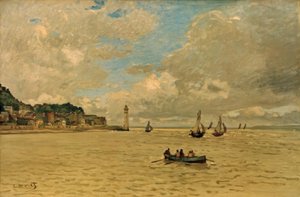 Il faro di Honfleur da Claude Monet
