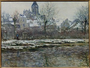 Effetto della neve a Vetheuil da Claude Monet