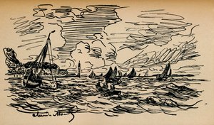 Foce della Senna a Honfleur, c1865