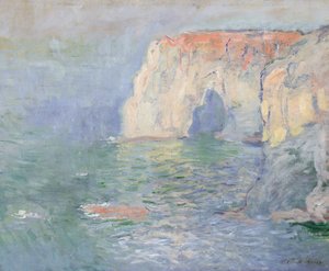 Etretat: Le Manneport, riflessi sull