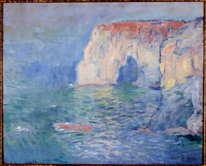 Etretat, la Manneporte, riflessi sull